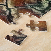 Puzzle Asphalte abstrait en couleur (Côté)