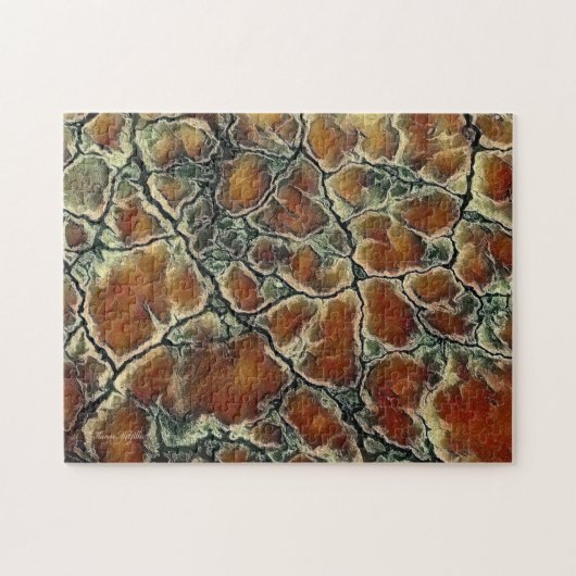 Puzzle Asphalte abstrait en couleur (Horizontal)