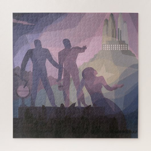 Puzzle Aspiration – 1936 Aaron Douglas Art (Vertical)