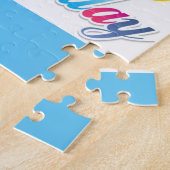 puzzle assez coloré de joyeux anniversaire (Côté)