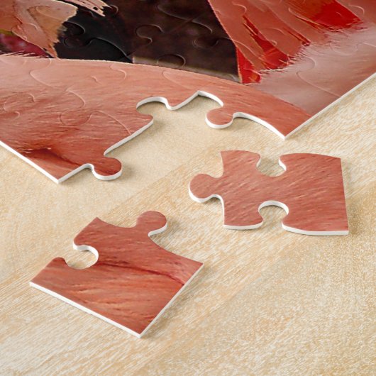 Puzzle assez rose d'impression de flamant (Côté)