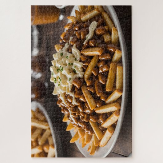 Puzzle Assiette de Poutine (Vertical)