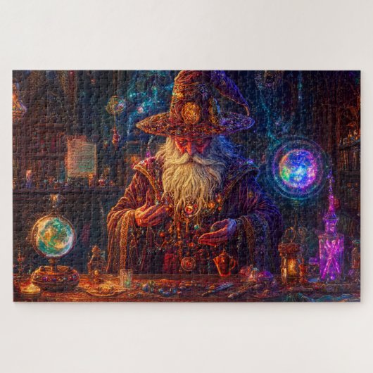 Puzzle Assistant dans son étude (Horizontal)