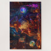 Puzzle Assistant dans son étude (Vertical)