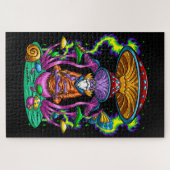 Puzzle Assistant Trippy Pyschedelic Mushroom (Horizontal)