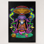 Puzzle Assistant Trippy Pyschedelic Mushroom (Vertical)