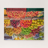 Puzzle Assortiment délicieux au socle de fruits (Horizontal)