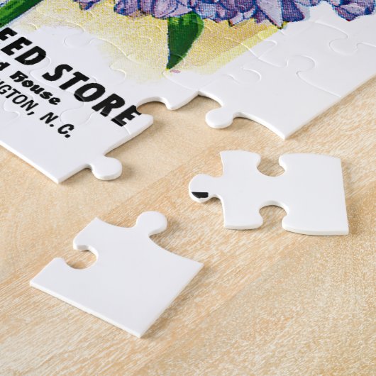 Puzzle Aster Vintage Seed Packet (Côté)