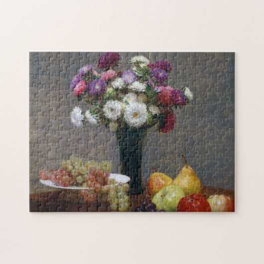 Puzzle Asters et fruits, Henri Fantin-Latour (Horizontal)