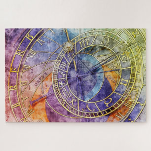Puzzle Astrologie temps colorée Abstraite