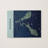 Puzzle Astrologie Zodiaque vintage Poissons Constellation (Horizontal)