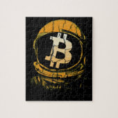 Puzzle Astronaut Bitcoin-Crypto (Vertical)