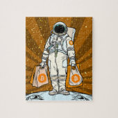 Puzzle Astronaut BITCOIN-HODL-Crypto (Vertical)