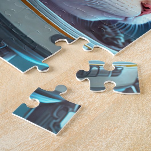 Puzzle Astronaut de chat (Côté)
