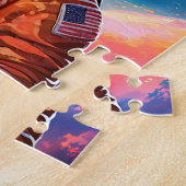 Puzzle Astronaut Deep Space Sky Planets Photo Birthday (Côté)