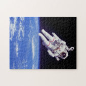 Puzzle Astronaut Jetpack Spacewalk Earth Orbit Photo (Horizontal)