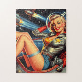Puzzle Astronaut Pin-up (Vertical)