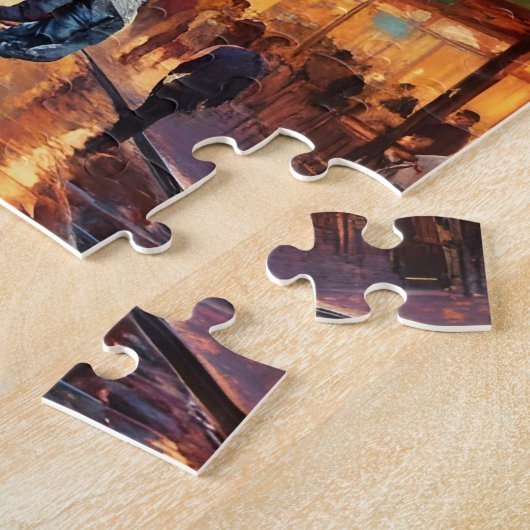 Puzzle astronaute à Paris (Côté)