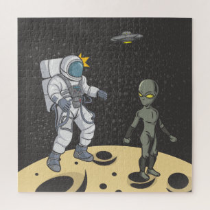 Puzzle Astronaute et alien