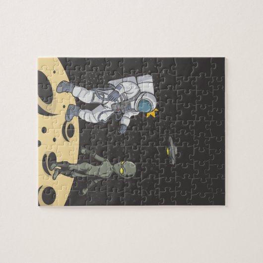 Puzzle Astronaute et alien (Horizontal)