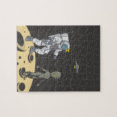 Puzzle Astronaute et extraterrestre (Horizontal)