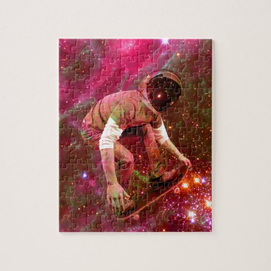 Puzzle Astronaute skateboard (Vertical)