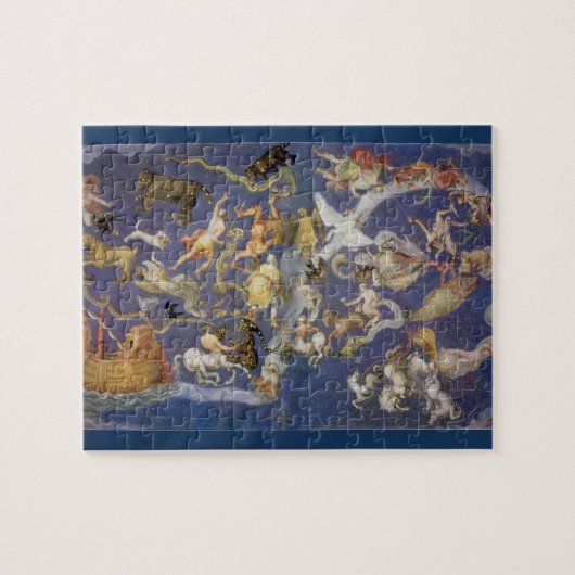 Puzzle Astronomie vintage Constellations célestes Fresco (Horizontal)