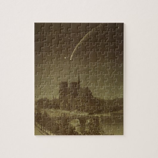 Puzzle Astronomie vintage, Donati Comet sur Paris, 1858 (Vertical)