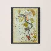 Puzzle Astronomie vintage, Étoiles de constellation de se (Vertical)