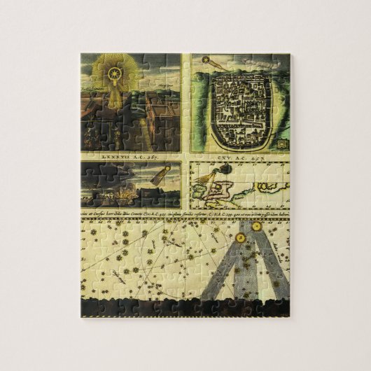 Puzzle Astronomie vintage, Stella Magorum, Étoiles célest (Vertical)