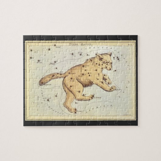 Puzzle Astronomie vintage, Ursa Constellation majeure, Ou (Horizontal)