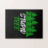 Puzzle Astuce Arbre Disc Golf Funny Frisbee Golf (Horizontal)