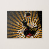 Puzzle Athlète de basket-ball (Horizontal)