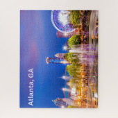 Puzzle Atlanta, GA City Park Vue nocturne (Vertical)