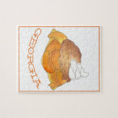 Puzzle Atlanta GA Georgia Peach Cobbler Dessert Sud (Horizontal)