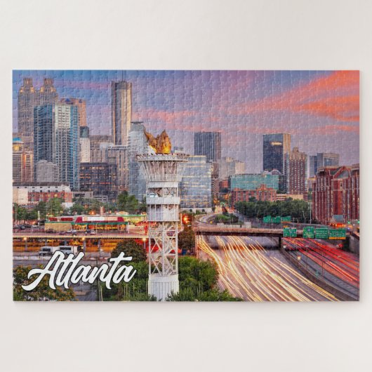 Puzzle Atlanta, Géorgie, États-Unis (Horizontal)