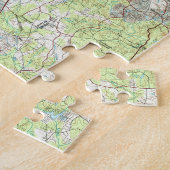 Puzzle Atlanta la Géorgie Map (1981) (Côté)