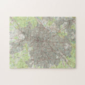 Puzzle Atlanta la Géorgie Map (1981) (Horizontal)