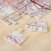 Puzzle atlanta map painting (Côté)