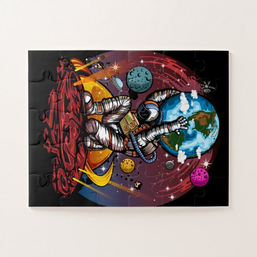 Puzzle Atlas Space Man (Horizontal)