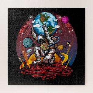 Puzzle Atlas Space Man