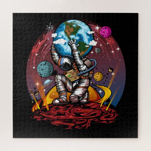 Puzzle Atlas Space Man (Horizontal)