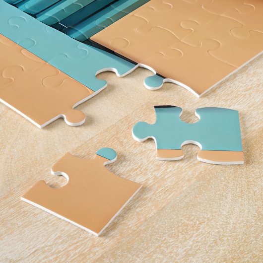 Puzzle Atomic Futuristic Sky View Cruiser Car (Côté)