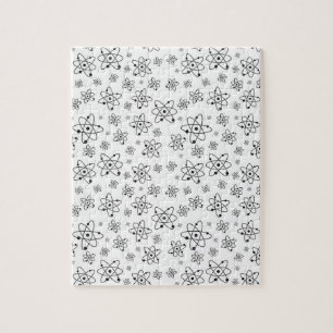 Puzzle Atoms Rétro Motif d'âge atomique