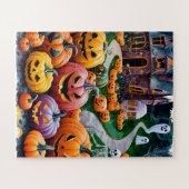 Puzzle Attention aux citrouilles qui viennent ! (Horizontal)