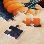 Puzzle Attention aux citrouilles qui viennent ! (Côté)
