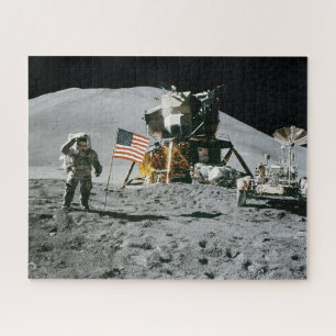 Puzzle Atterrissage historique d'Apollo sur la Lune aux É
