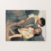 Puzzle Au bord du ruisseau, Bouguereau (Horizontal)