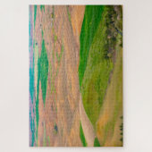 Puzzle Au-dessus de la Palouse peinte de Steptoe Butte du (Vertical)