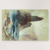 Puzzle Au-dessus de Tower Falls, Moran, 1872 (Horizontal)